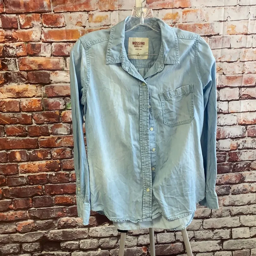 Mossimo Denim Button Down - Picture 1 of 2